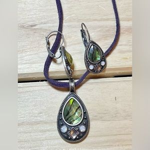 Lia Sophia Fortune Necklace & Earrings